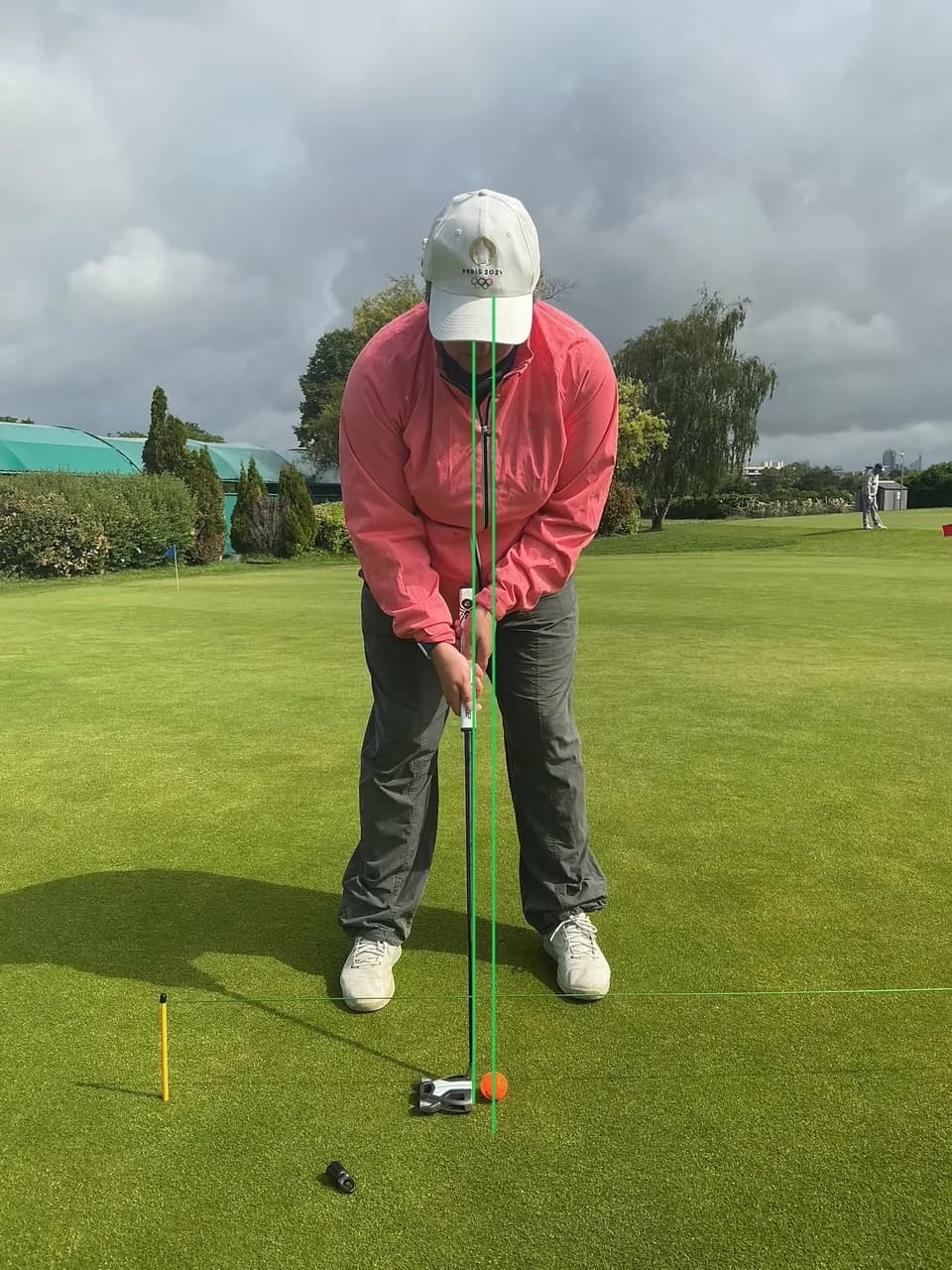 Posture et alignement au putting